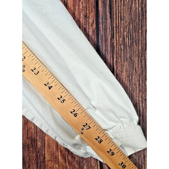 L.L. Bean Prairie Cotton Flannel Nightgown 0 YS85 Embroidery Pintuck Cottage L - Picture 10 of 12